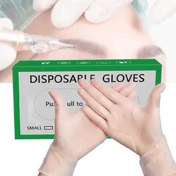 

100pcs Wear-Resistant Durable Nitrile Disposable Gloves Rubber Latex Food Medical Waterproof Anti-static Tattoo Cleaning Gloves