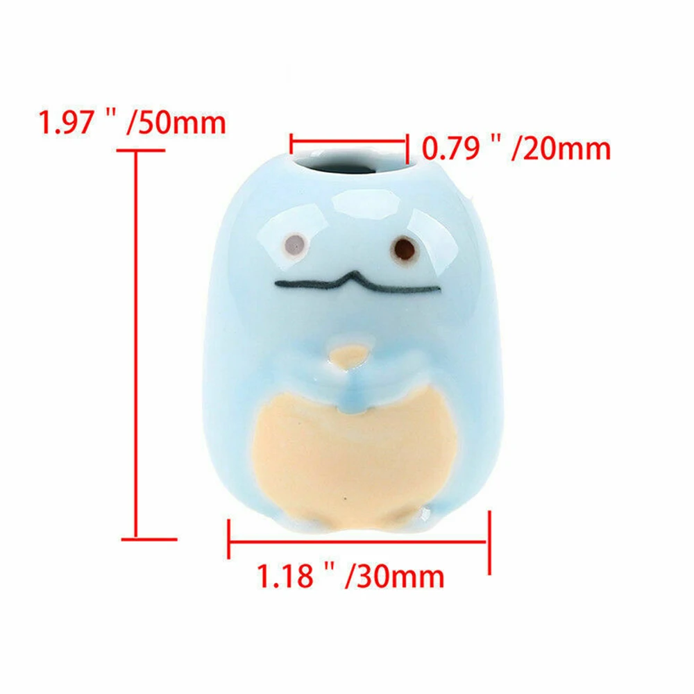 Cute Animal Ceramic Toothpick Holder Household Convenient Toothpicks Storage Tank Toothbrush Holder