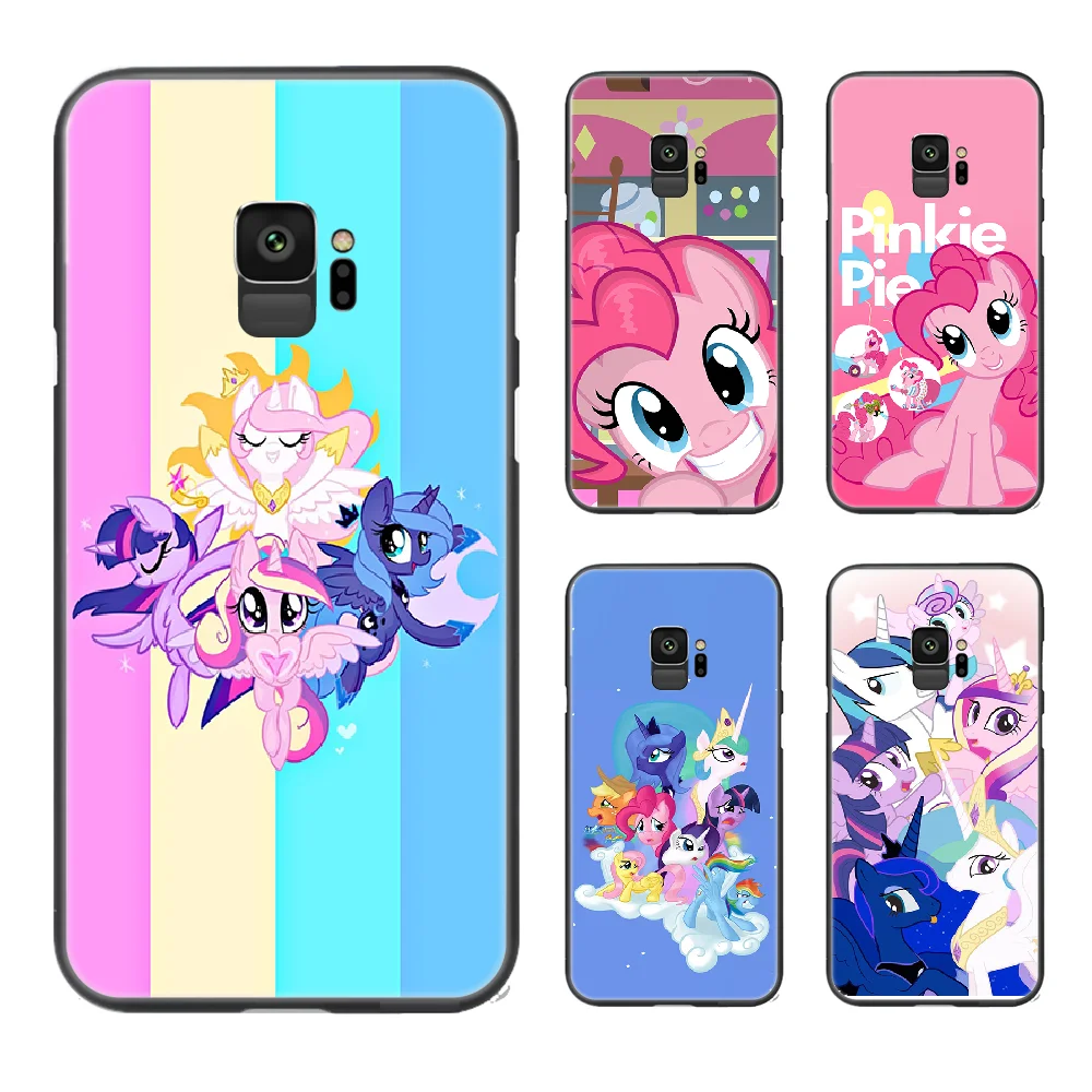 Мультяшный милый чехол для телефона My Little Pony Корпус Samsung Galaxy S 6 7 8 9 10 e 20 edge uitra Note plus