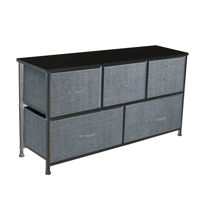 Multifunction Removable Chest of 5 Drawer Dresser Non-woven Furniture Cabinet Storage Toy storage box shelf Organizer | Мебель