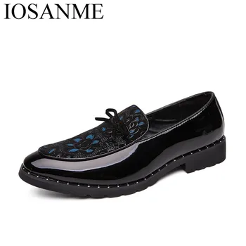 

unique flower print tassle leather shoes men italian dress wedding male footwear slip on ballroom dancing oxford shoes for men