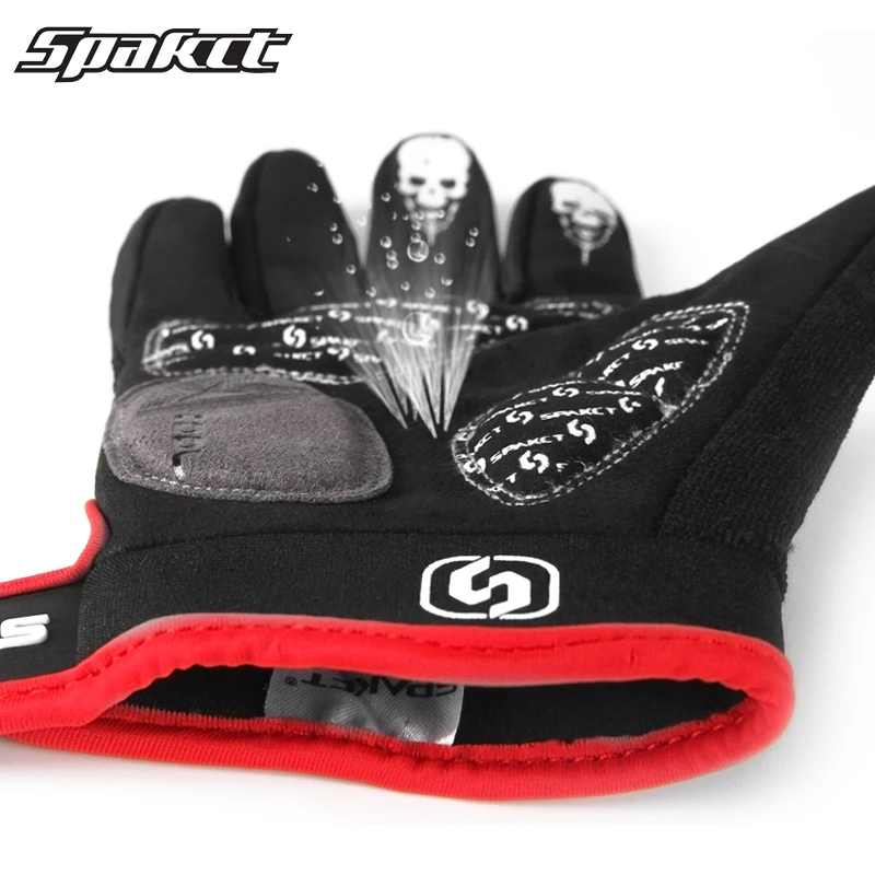 Spakct спортивные перчатки с черепом, велосипедные перчатки для мужчин и женщин, велосипедные перчатки, моющиеся мотоциклетные перчатки, спортивные перчатки для улицы, MTB Mitten