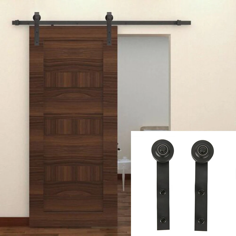 2 * дверные дорожки углеродистые стальные колеса раздвижные двери сарая комплект