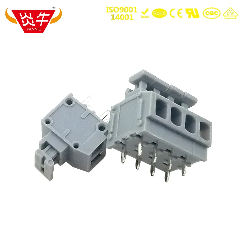 Пружинные клеммные блоки KF235 3 81 2P ~ 12P DG235 мм 2PIN 12PIN PHOENIX CONTACT DEGSON KEFA | Обустройство