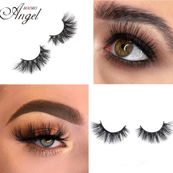 

Wowangel Mink Lashes 3D Mink Eyelashes100% Cruelty free Lashes Handmade Reusable Natural Eyelashes Popular False Lashes Makeup