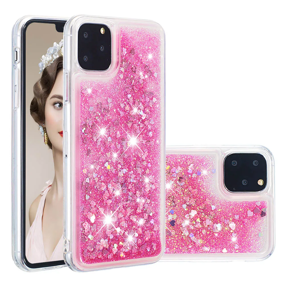 

luxury Glitter Liquid Case For iphone 2019 case buling shining colorful Soft TPU Phone Case For iphone 11 X pro XS cover capa