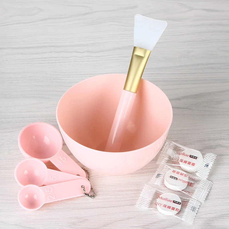 8 шт./компл. профессиональный макияж кисти DIY маска чаша набор маска для лица макияж инструменты щетка ложка палочка чаша Компрессорная маска Косметика
