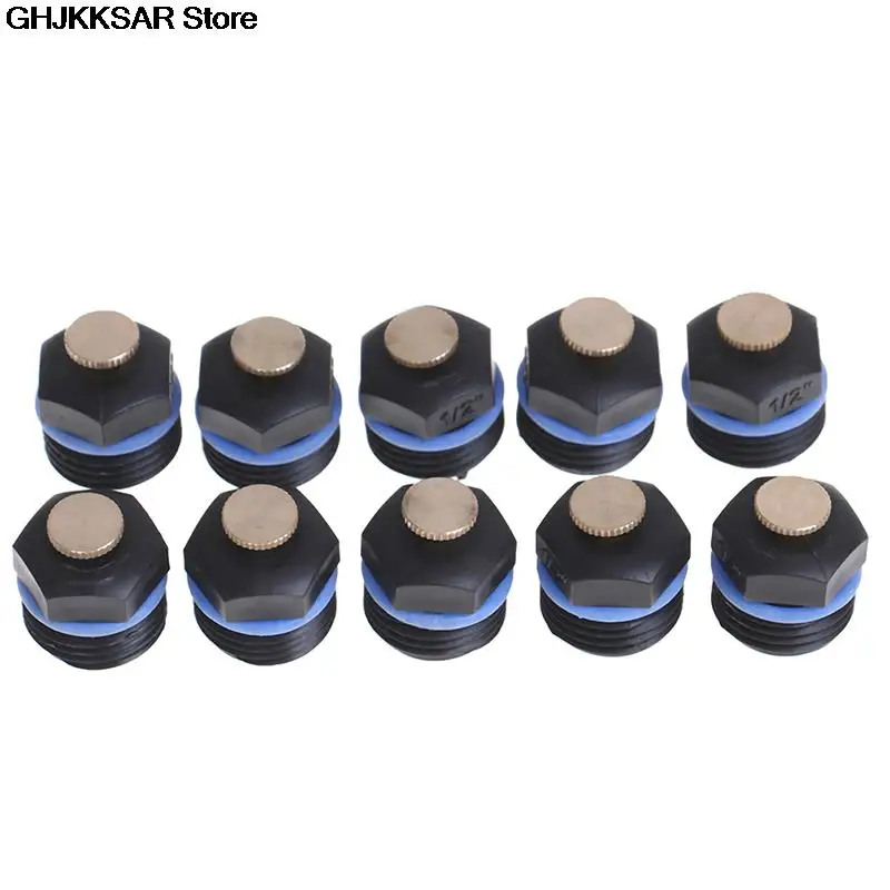 10pcs 1/2 Inch DN15 Thread Garden Sprinklers Plastic Lawn Watering Sprinkler Heads 25*16*16mm