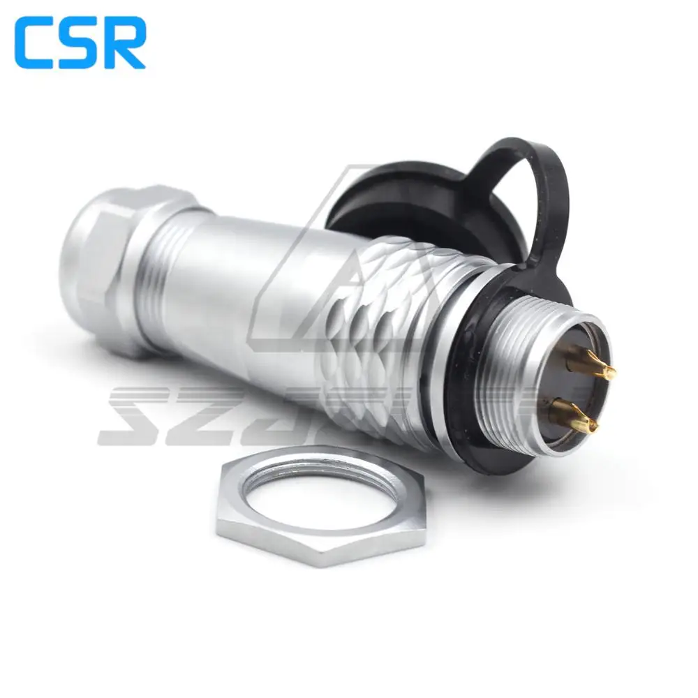 WEIPU SF20 Pair Waterproof connector 2pin,Panel Mount Circular connectors 2 pin, LED cable connector Female Plug Male Socket