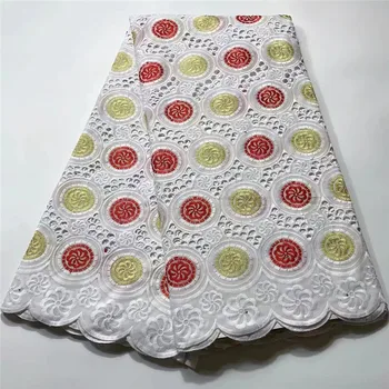 

100%Cotton Swiss Voile Lace In Switzerland High Quality African Dry Lace Fabric Small Holes Nigerian Lace Wedding Garment