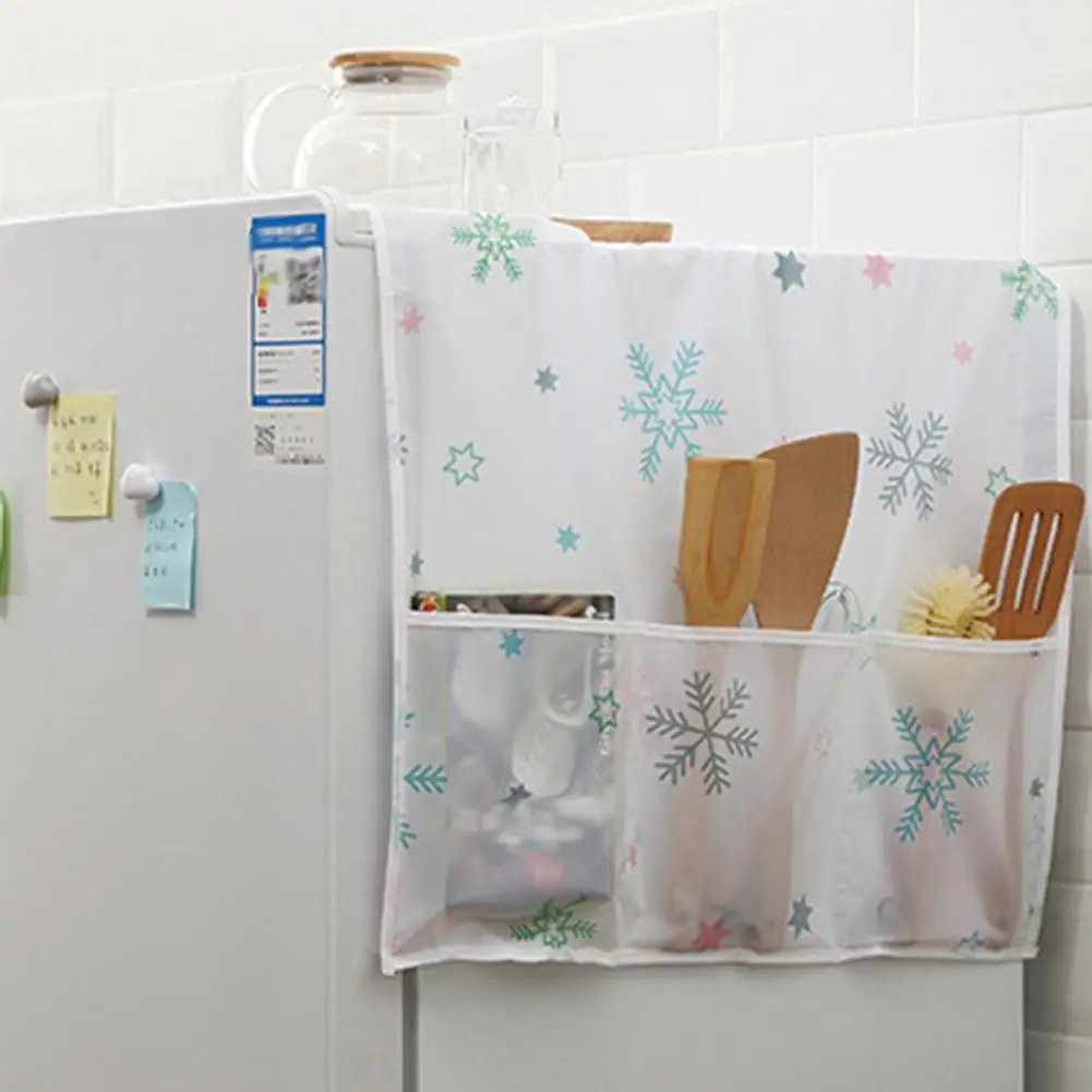 

40# European Waterproof Washing Machine Refrigerator Dust Cover Protector with Pocket Dust Protection Case Household Accessories