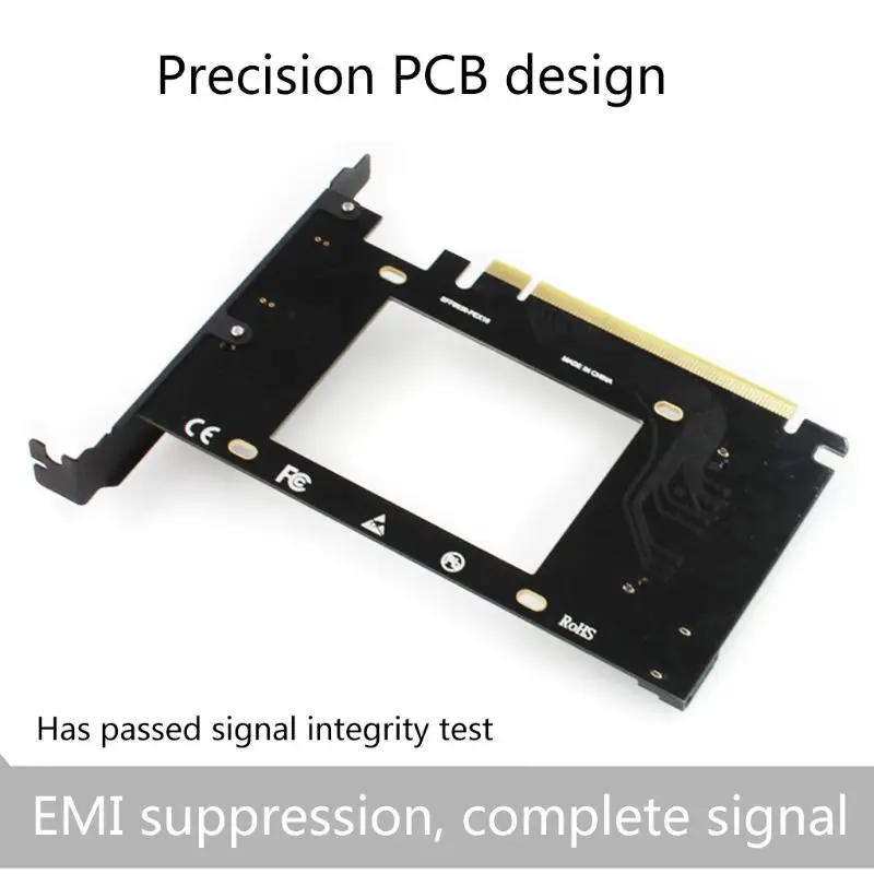 PCIE X16 U.2 SFF 8639 карта расширения U2X16 Pci express 3 0 4x на NVMe PCIe SSD PCI e карту m2 NGFF 2 5 'SSD E