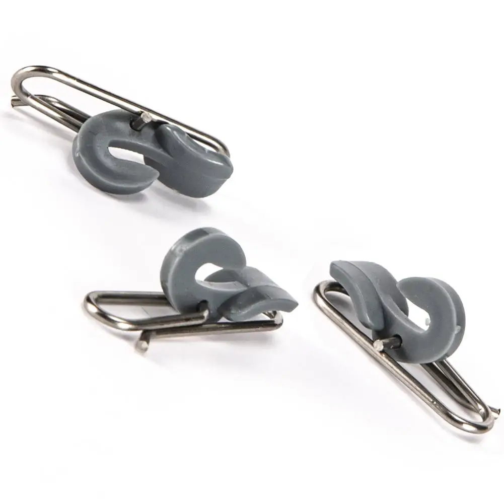 Рыболовные зажим для приманки прочные красивые Вертлюги с защелками рыболовные