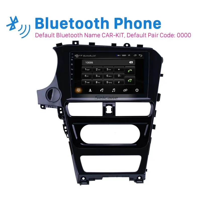 

Seicane Android 9.1 10.1" car GPS Stereo Radio Multimedia Player for 2018-2019 Venucia T70 Low Version support Carplay DVR OBDII