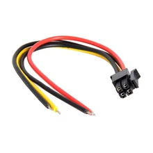 20AWG ATX Molex Mini Fit Pitch 3.0mm 4Pin Male to Open Power Cable Adapter(China)