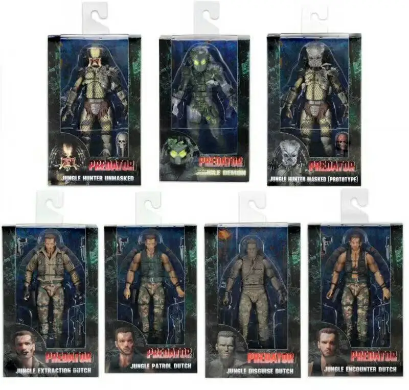 NECA Predator Schwarzenegger 30 Anniversary-P1 Охотник за джунглями