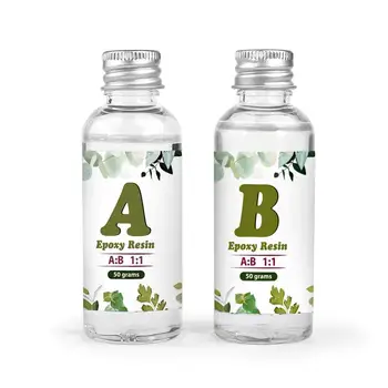 

Clear AB Crystal Glue Resin Epoxy High Adhesive 1:1 AB Epoxy Glue For DIY Resin Jewelry Making Accessories 100g/200g/500g/1000g