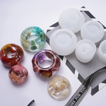 

DIY Crystal Epoxy Mold Pen Inkwell Storage Pen Insert Pendulum Table Decoration Decoration Creative Silicone Mold