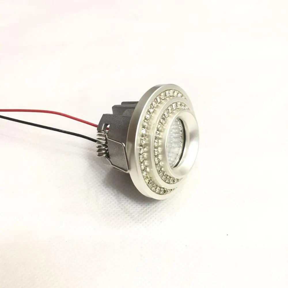 10 единиц 3 W светодиодный мини Einbauleuchte круглым verstellbarer пятно Deckenlampe 220 V светодиодный-Schrankleuchte