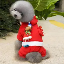 TWISTER.CK Рождественский костюм Санта Клауса зимнее пальто для домашних животных для кошек и собак