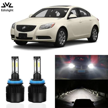 

Edislight Headlamp COB Car LED Headlight Bulbs Low Beam for BUICK Regal 2011 2012 2013 6500K Auto Lamp Car Accessories h8 h11 h9