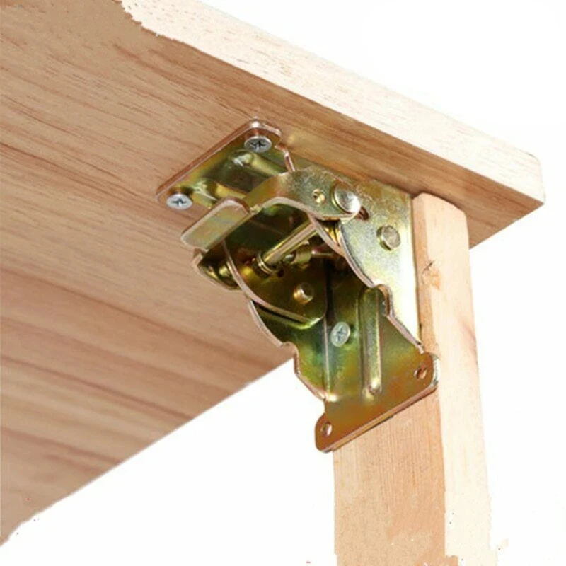 

1 шт. железная Складная опорная рама, самоблокирующиеся шарнирные столешницы, фитинги и муфты-для складных ножек, металлический инструмент