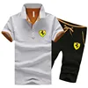 Summer Brand Men s Polo Shirt Two Piece Sports Suit Casual PoloShirt Men s Breathable