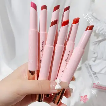 

7 colors Natural Matte Lipstick PenWaterproof Matte Lip Glaze Lipstick Sexy Non-Stick Cup Long Lasting Makeup Lip Tint
