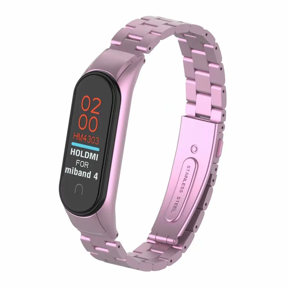 Металлический браслет для Xiaomi Band 4 ремешок из нержавеющей стали часы Четыре браслета Xiomi Xaiomi Xiami Xaomi Xaiomy для мужчин и женщин