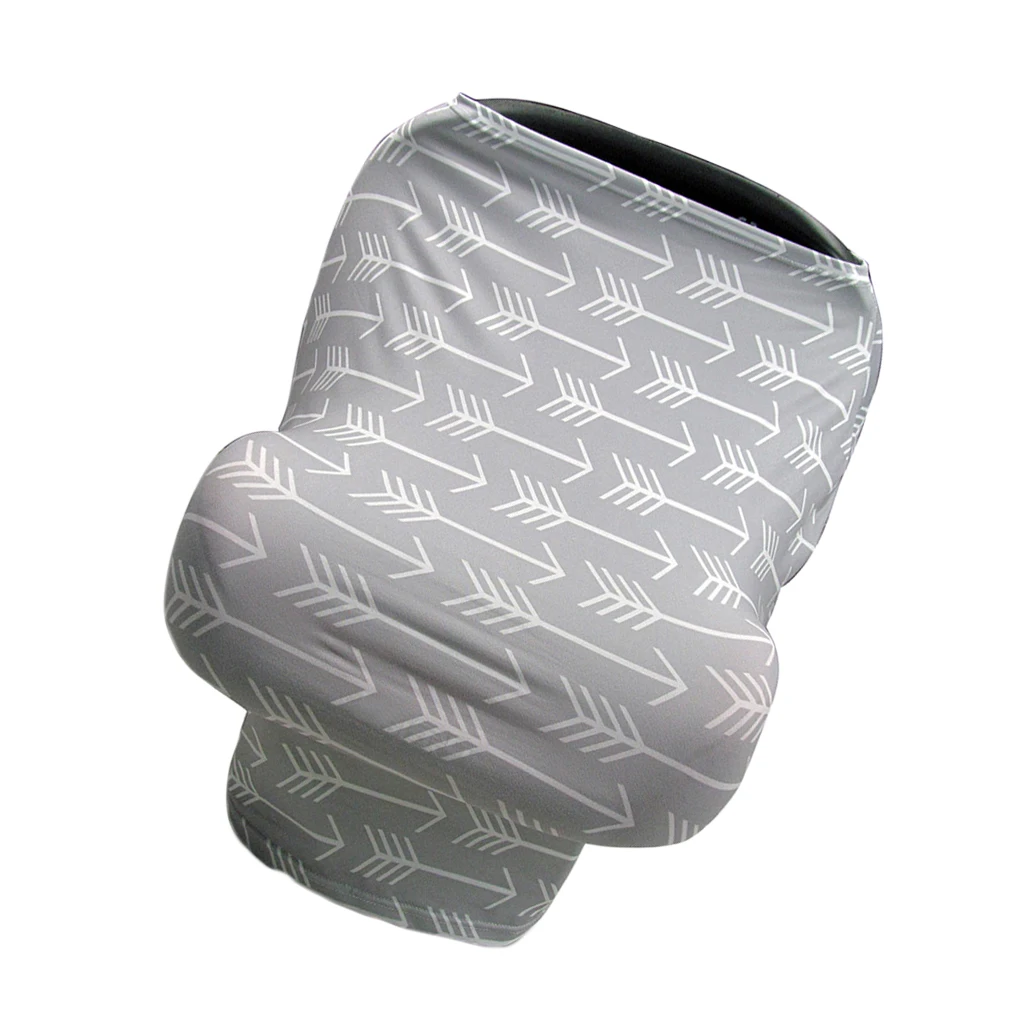 Шарф для кормления грудью эластичный Carseat Canopy детская коляска дышащий конфиденциальности Уход - Цвет: NO.1
