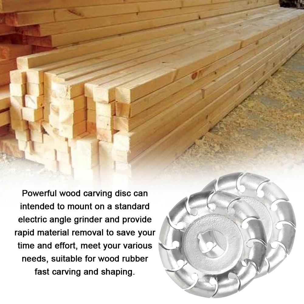 Hot Multifunctional Wood Carving Disc 12 Teeth 16mm Bore Hole 65mm Diameter Shaping Angle Grinder Woodworking Tool | Инструменты