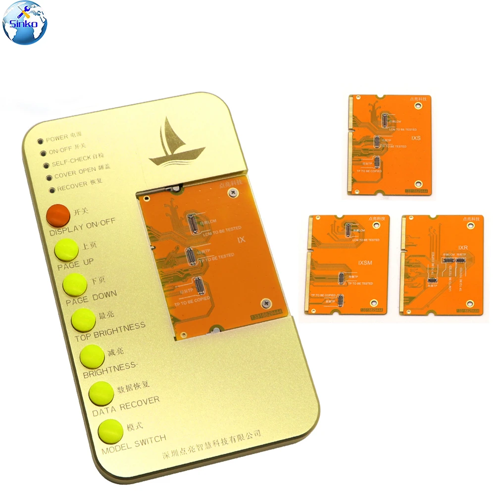 

Sunshine DL-100 Intelligent Multifunctional Test Board for iPhone 6 7 8 X XS XS MAX Screen Flip/Display/Touch Screen Test Board