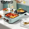 Electric Griddle Baking Pan Deepen Cooker Double-side Heating Machine Barbeque Grill Hot Pot Steak Fry Crepe Pancake Pizza Oven 2
