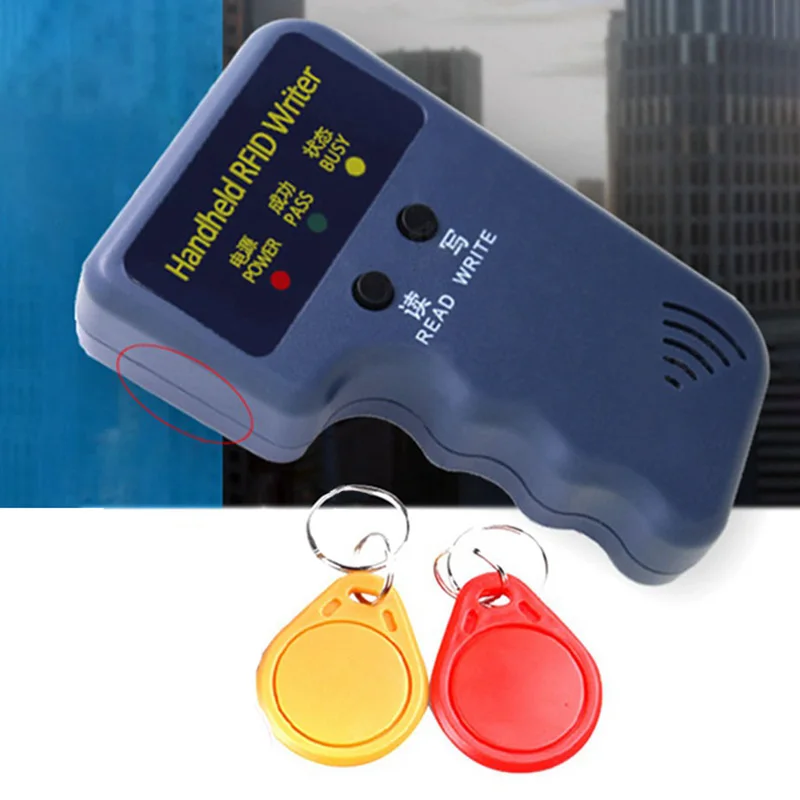 Ручной 125 кГц RFID Дубликатор копировальный аппарат писатель программист ридер+ ключи+ карты EM4305 T5577 перезаписываемый ID KeyfobsTags карта