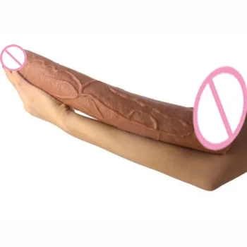 FAAK 15.5 inch super long dildo Big dick horse huge penis realistic sex toys for women vagina stimulate anal stuffed sex shop 6