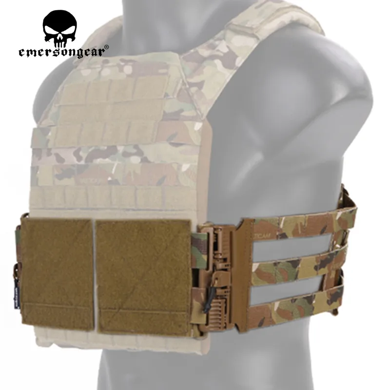 

EMERSON Vest single point quick release Mesh Cummerbund MOLLE Quick Removal Buckle Set for 419/420/JPC Vest Hunting Chest Rig