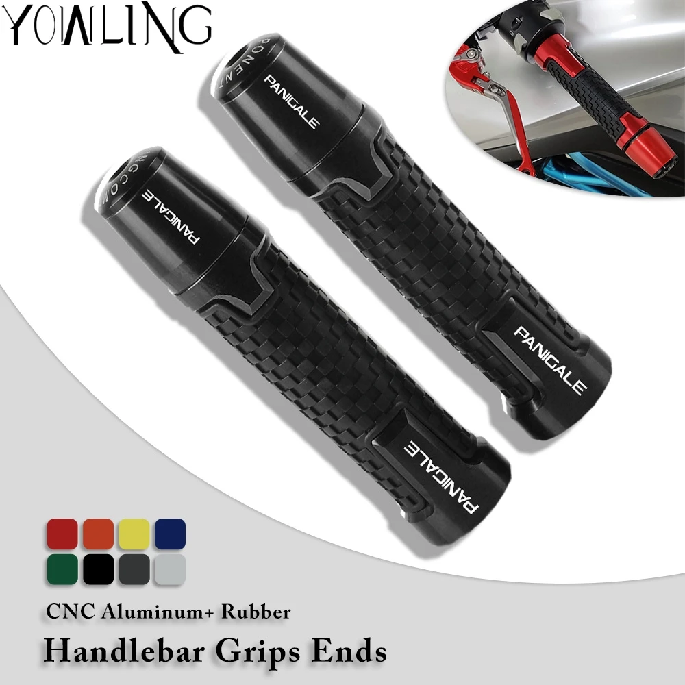 

7/8''22mm Motorcycle CNC Accessories handlebar grip ends handle bar grips For Ducati Panigale 899 950 959 1299 1199 S R G V4 KN