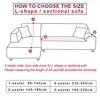 Geometric Elastic Sofa Covers for Living Room Needs Order 2 Pieces Sofa Cover If L-style Sectional Corner Sofa capa de sofa 2