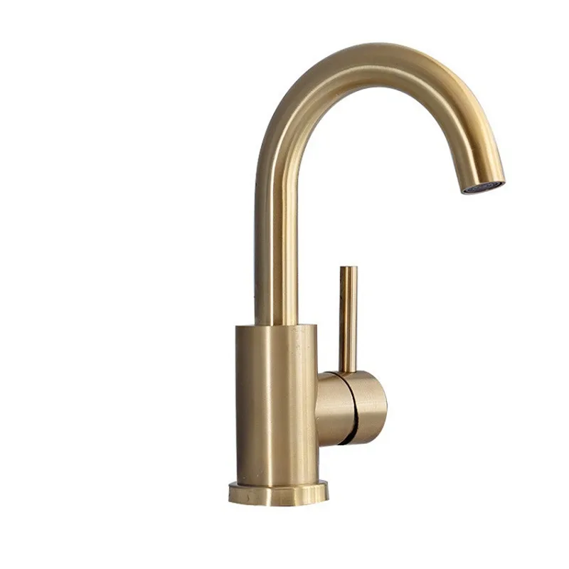 Bathroom Faucet Basin Faucet Cold And Hot Sink Mixer Single Handle Deck Mounted