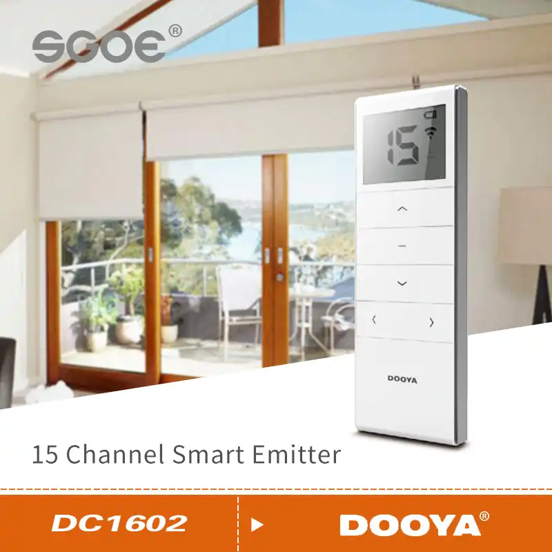 Original DOOYA smart home curtain track motor remote control, DC1602