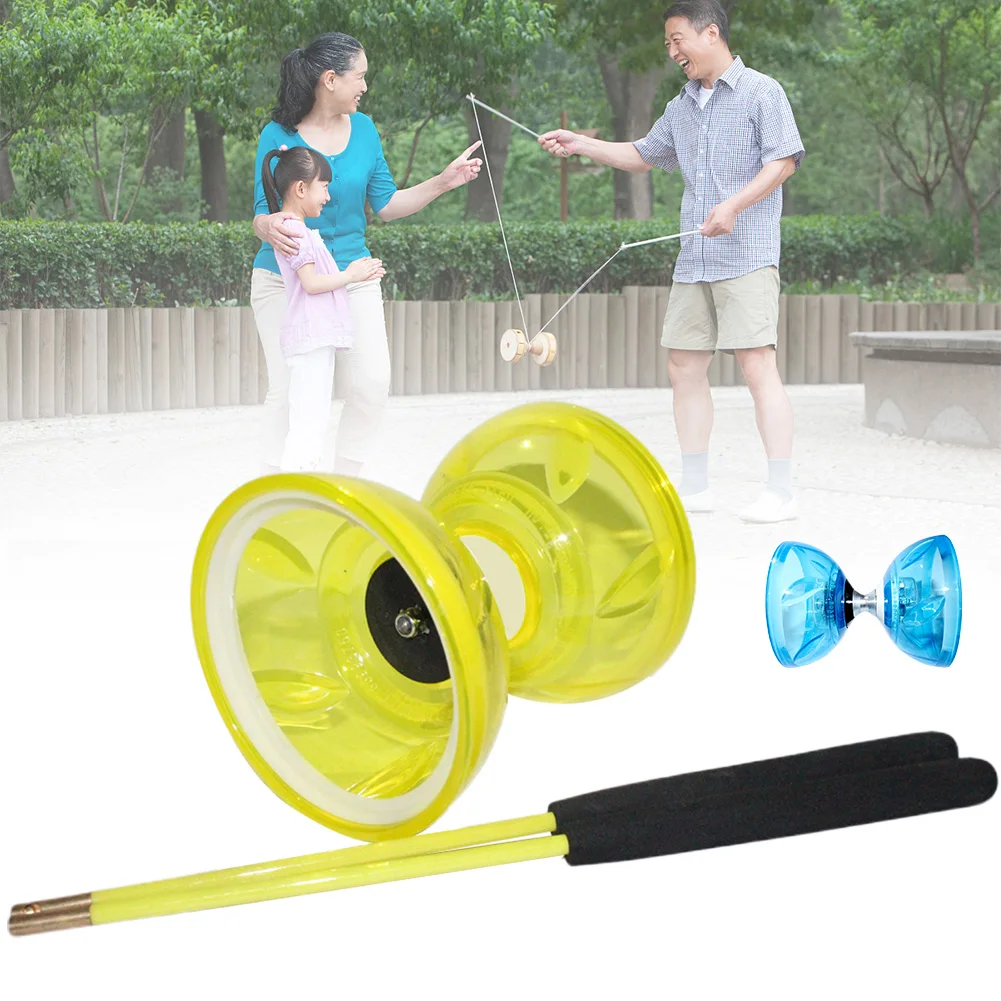 Светильник для жонглирования, светящийся набор Diabolo, мягкая детская игрушка с веревкой, высокоскоростная, для хобби, забавная, Классическая, ручная игра, подарок, профессиональный подшипник