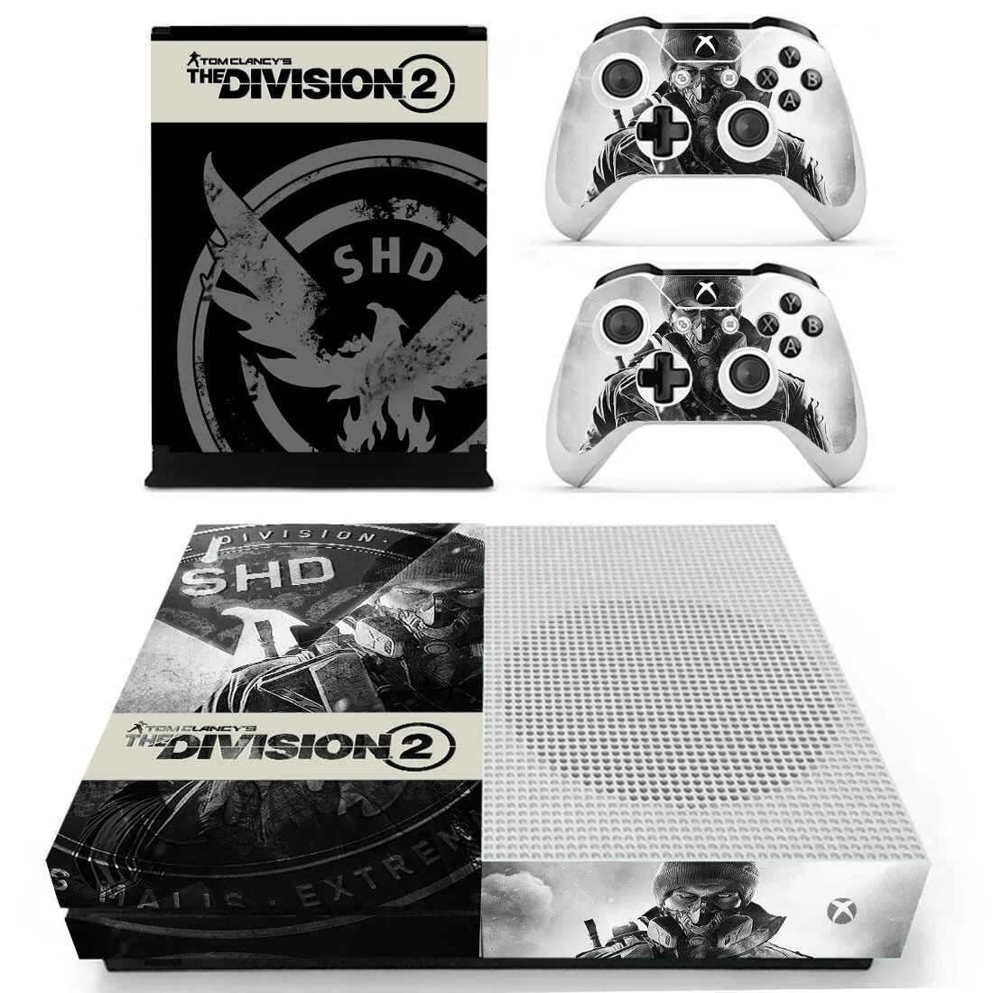 The Division 2 наклейка для Xbox One S консоль и Kinect и контроллеры для Xbox One Slim Skins наклейка s