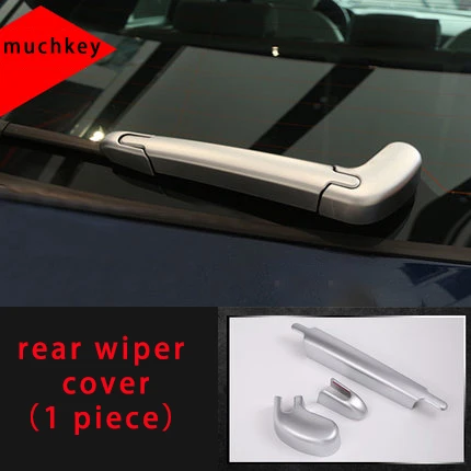 Для Jaguar f-pace хромированная внутренняя подстаканник AC vent дверная ручка Чаша формовочная отделка - Цвет: rear wiper cover