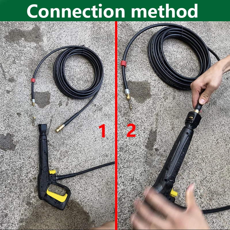 sewer drain water cleaning hose pipe cleaner Kit with Adapter For Karcher K2 K3 K4 K5 K6 K7Pressure Washers nozzle car wash hose