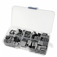 140 шт./лот 2,54 мм штыревой разъем провода штекер кабель комплект с коробкой 1P 2P 3P 4P 5P 2*4P 2*5P пластик Dupont перемычка провода корпус женский