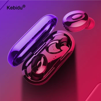 

kebidu XG15 TWS Wireless Bluetooth Sports Earphone In-ear Stereo Earphones with Mic Handsfree and Charge Box For Smart Phone