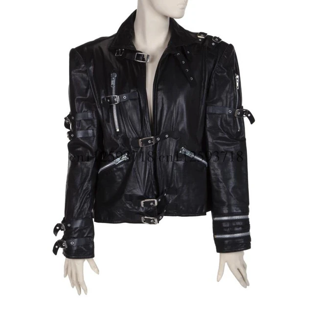 Rare Mj Michael Jackson Black Cotton Elastic Slim Bad Jacket Costume  Clothing For Man Adore Stars - Cosplay Costumes - AliExpress