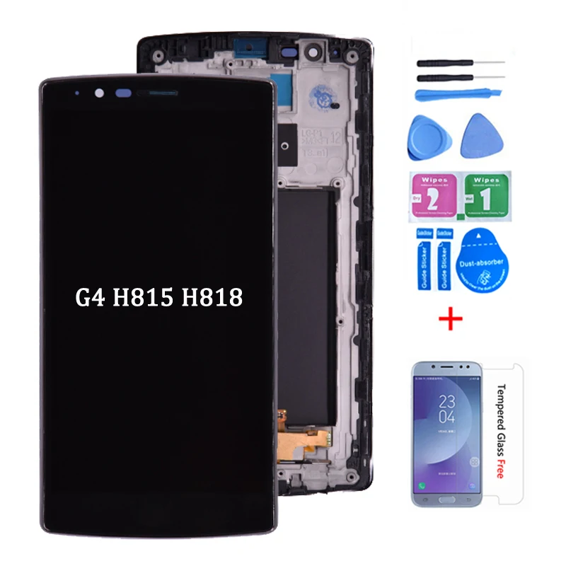 Для LG G4 H810 H811 H815 ЖК-дисплей и сенсорный экран дигитайзер с рамкой ЖК-дисплей для LG G4 H818 Dual SIM версия