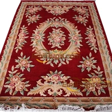 Пользовательские ковры шерсть французский ковры о машина сделала толстые плюшевые Savonnerie