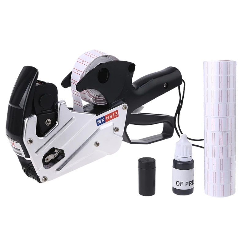 MX-H813 8 Digits Labeller Kit Includes A-line Price Ink Roller 517E | Дом и сад
